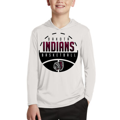 Dakota Indians Basketball 2025 - Youth PosiCharge ® Competitor Hooded Pullover Thumbnail